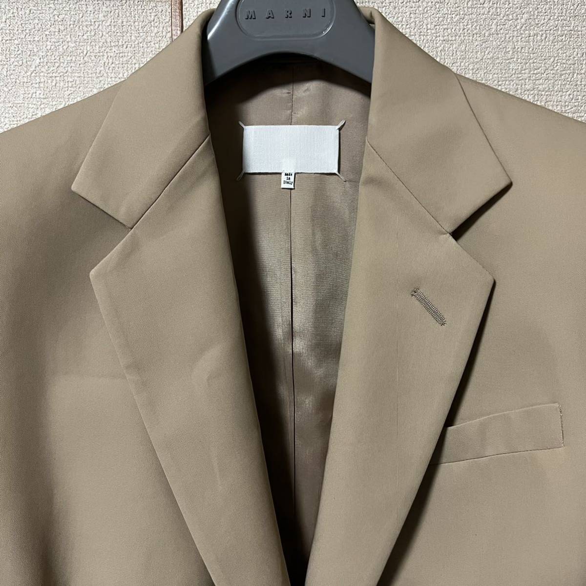 新品 MAISON MARGIELA メゾンマルジェラ ジャケット カットオフ ベスト ジレ　ベージュ 36