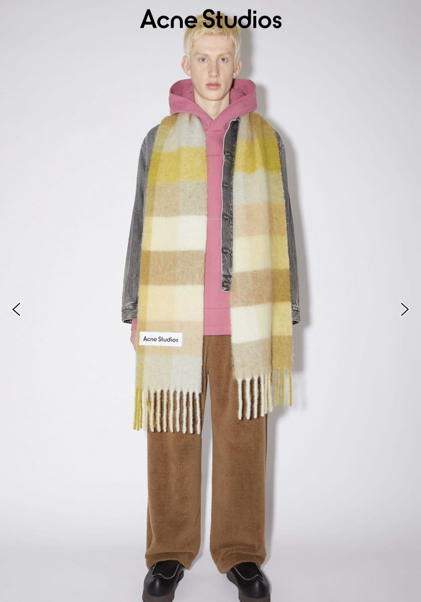 新品 Acne Studios アクネ ストゥディオズ チェック ウール 新品 Acne Studios アクネ ストゥディオズ チェック ウール