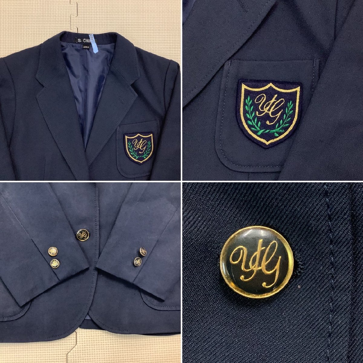 Y)I665 (中古) 山形県 山形学院高校 旧制服 3点セット /希少 Y)I665 (中古) 山形県 山形学院高校 旧制服 3点セット /希少