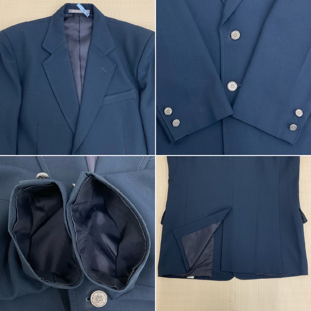 UT221-1 (中古) 栃木県 宇都宮北高校 男子学生服 6点セット /旧 UT221-1 (中古) 栃木県 宇都宮北高校 男子学生服 6点セット /旧