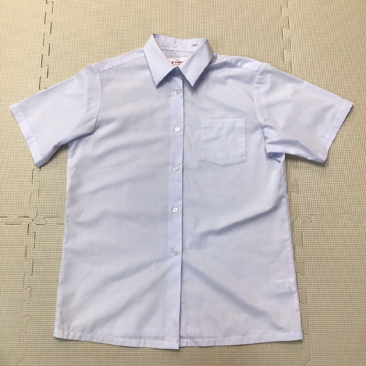 O447 (中古) 香川県 三木中学校 学生服 3点セット /学年章/170A/W66/ブレザー/スカート/ブラウス/紺/冬服/冬用/制服/女子学生/中学校/高校_画像8