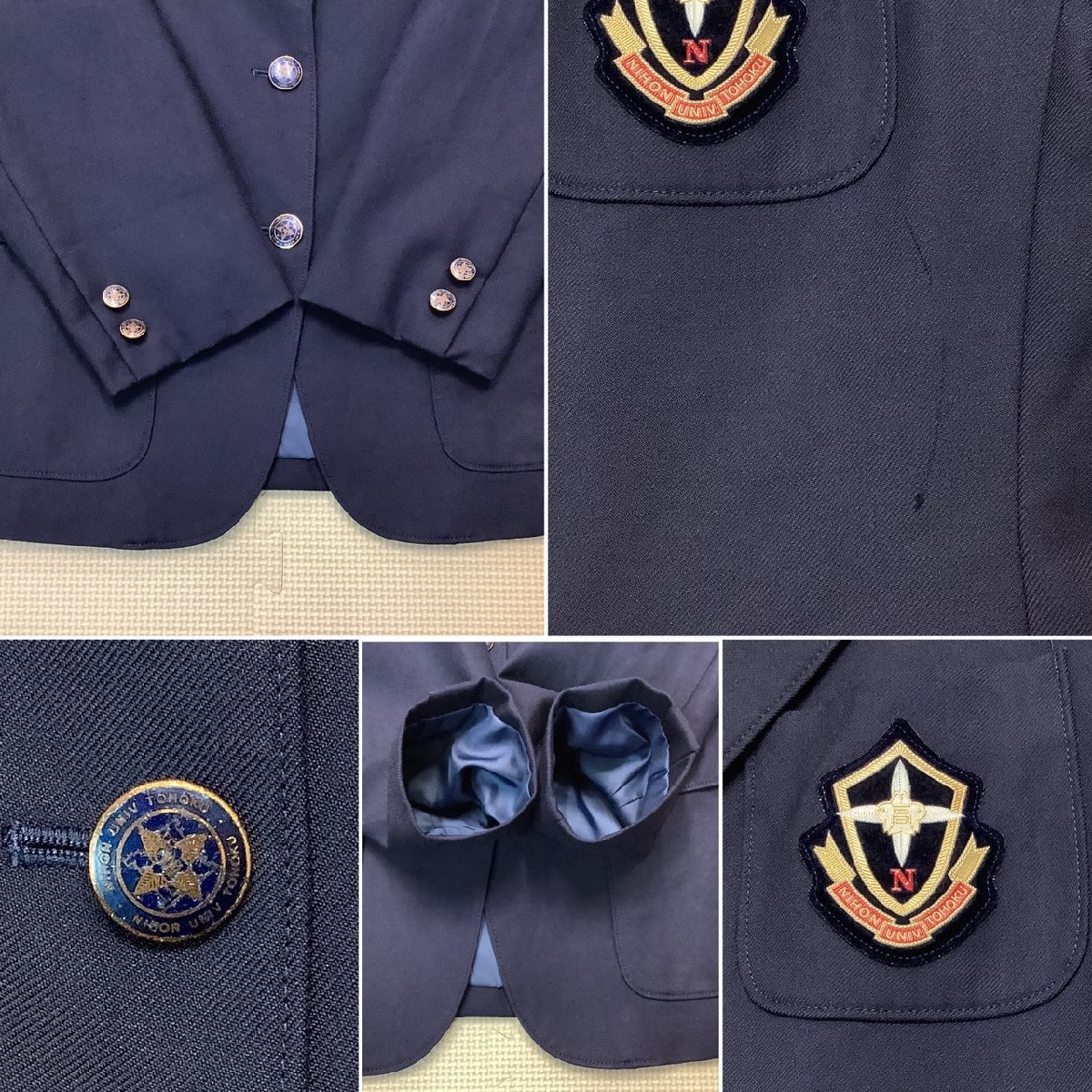 Y)I451 (中古) 福島県 日本大学東北高校 旧制服 6点セット /希少 Y)I451 (中古) 福島県 日本大学東北高校 旧制服 6点セット /希少