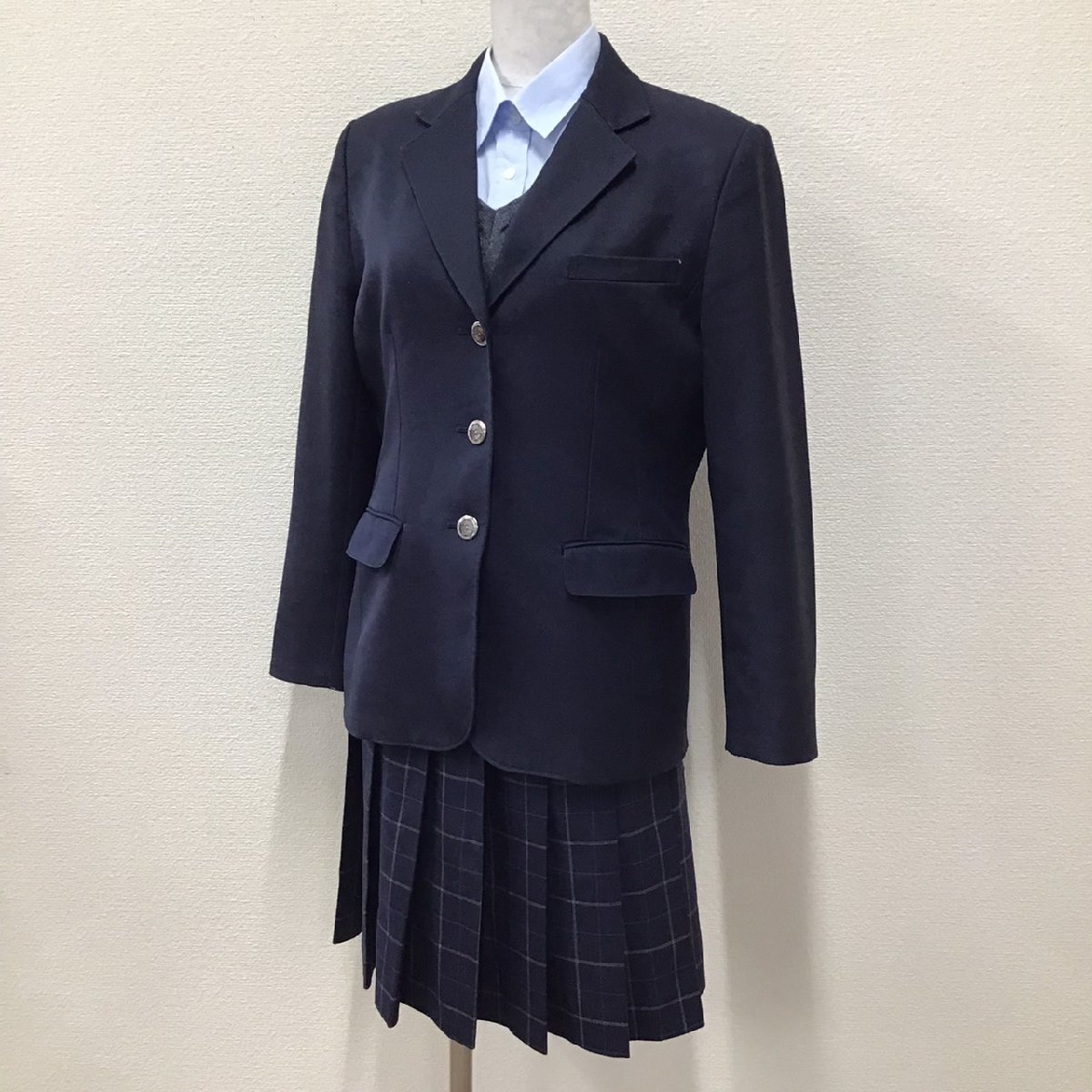 T)O474(中古)群馬県 利根実業高校 4点セット /指定品/160A/W69 T)O474(中古)群馬県 利根実業高校 4点セット /指定品/160A/W69