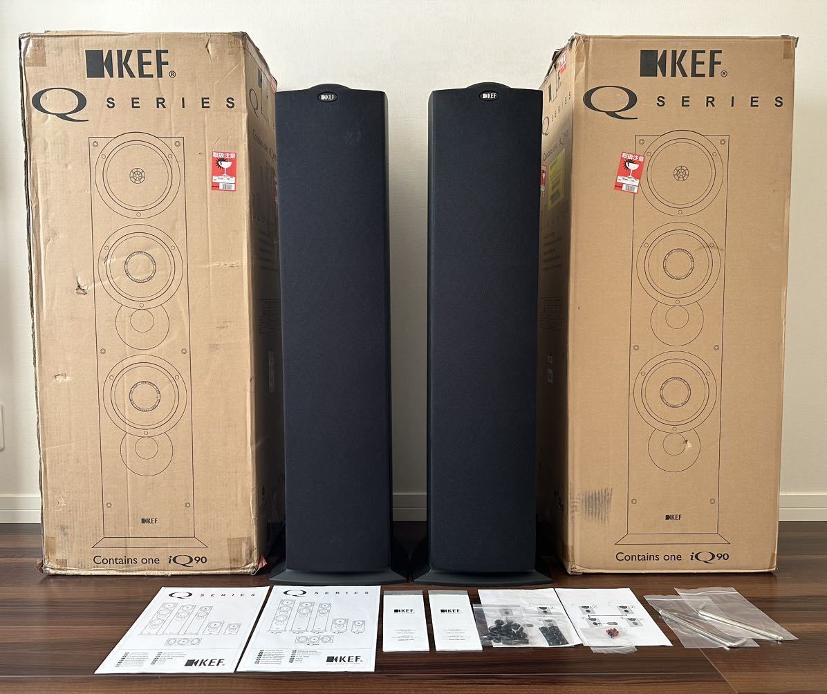Yahoo!オークション - 【元箱付①左/匿名配送対応】KEF iQ90 SP3646...