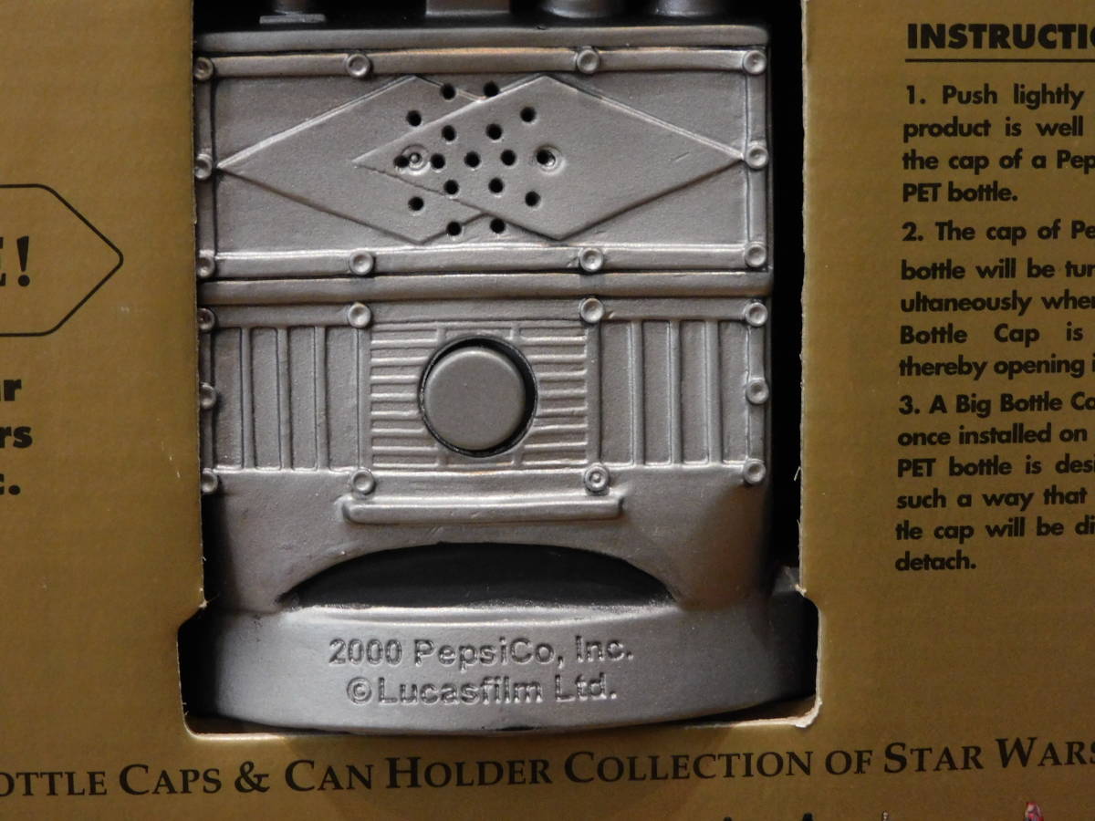 未使用品 PEPSI STAR WARS 2000 C3PO サウンド ボトルキャップ 非売品 スターウォーズ ペプシの画像8