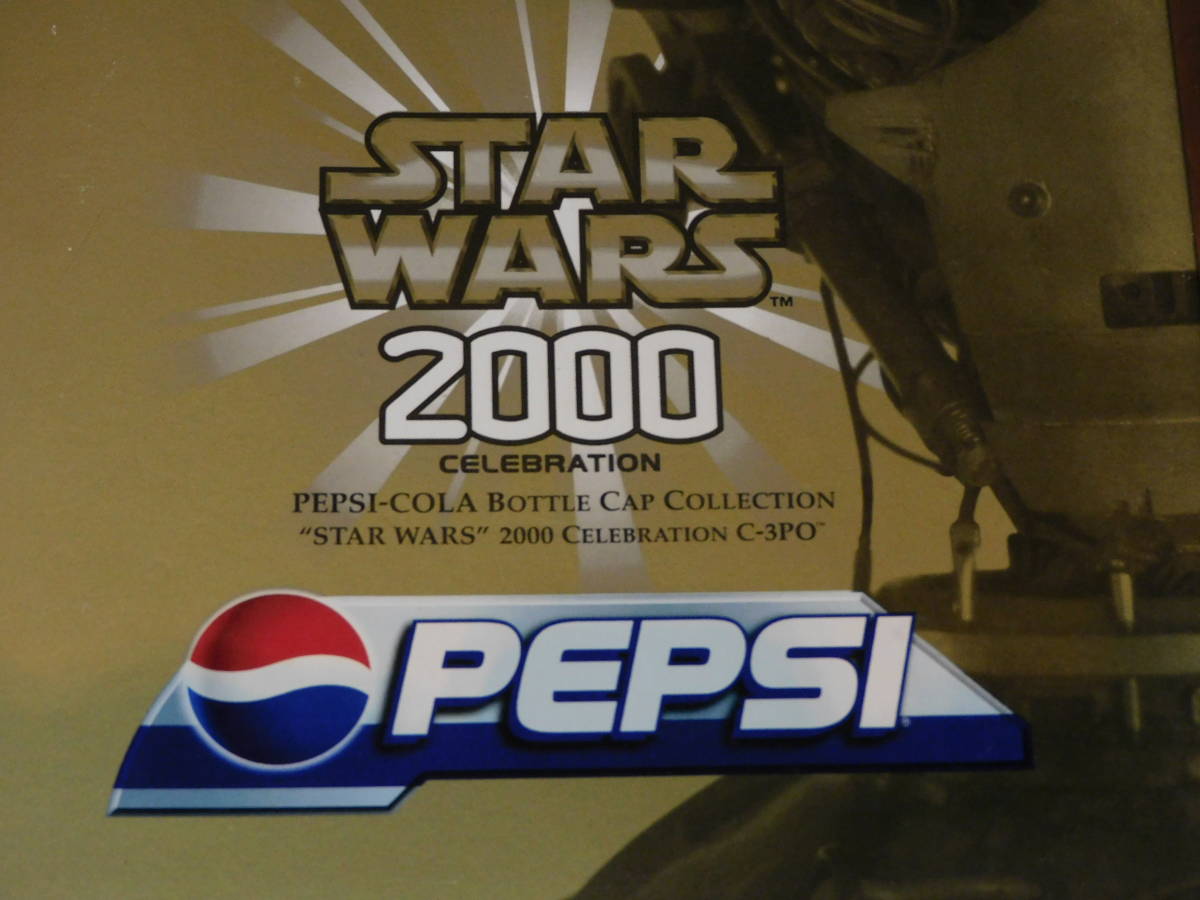 未使用品 PEPSI STAR WARS 2000 C3PO サウンド ボトルキャップ 非売品 スターウォーズ ペプシの画像9