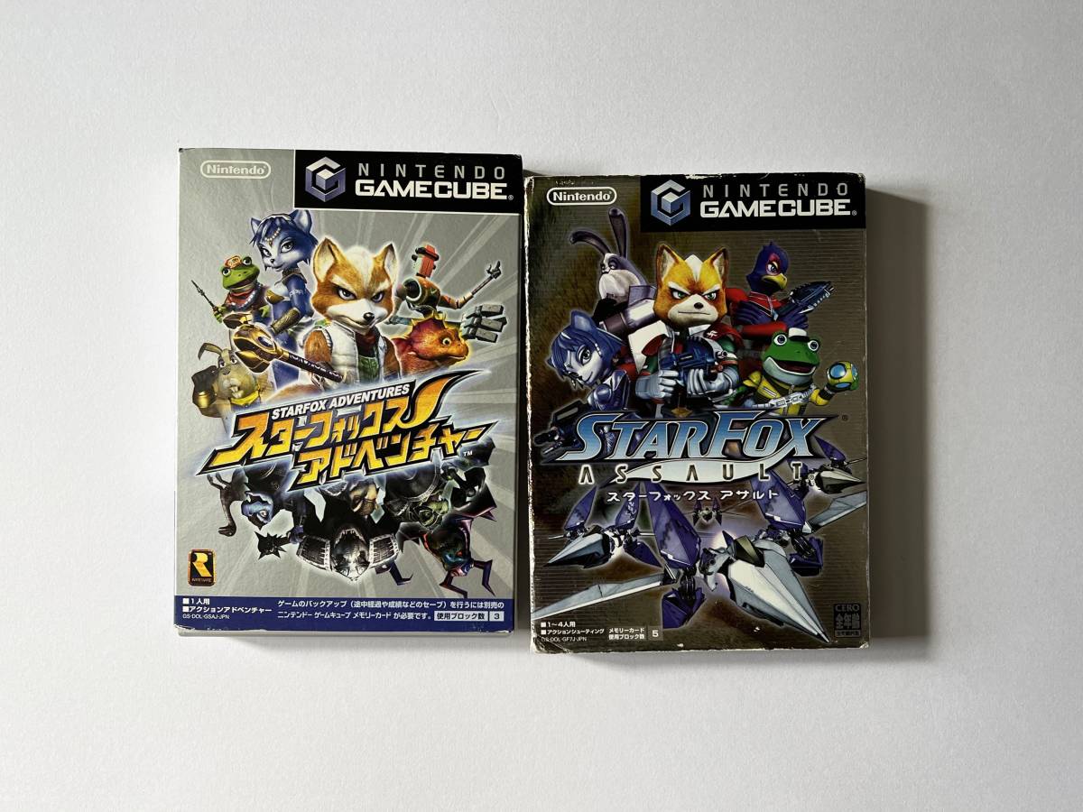 ゲームキューブ スターフォックス アドベンチャー アサルト セット　GC Gamecube Starfox Adventures Assault_画像2