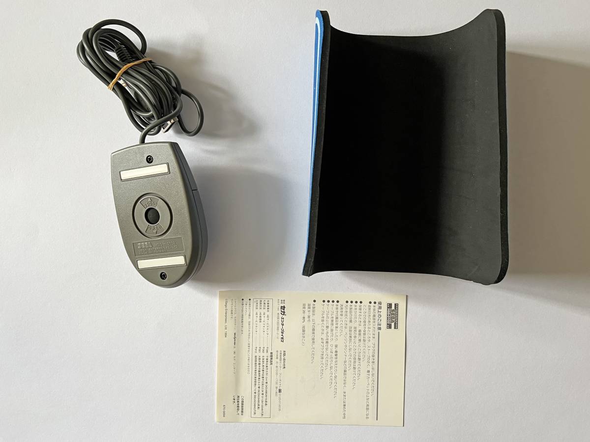 セガサターン シャトルマウス 箱説あり Sega Saturn Shuttle Mouse グレー Gray Greyの画像7