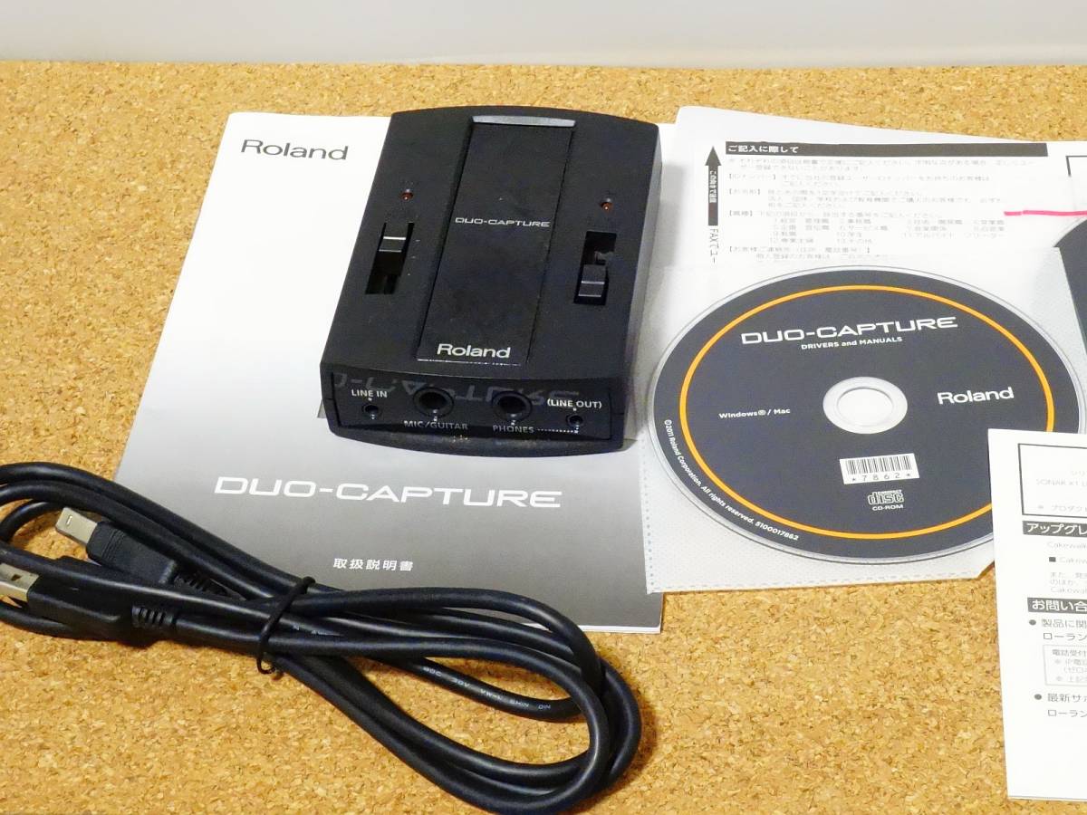 [USB] Roland DUO-CAPTURE USB Audio Interface_画像1