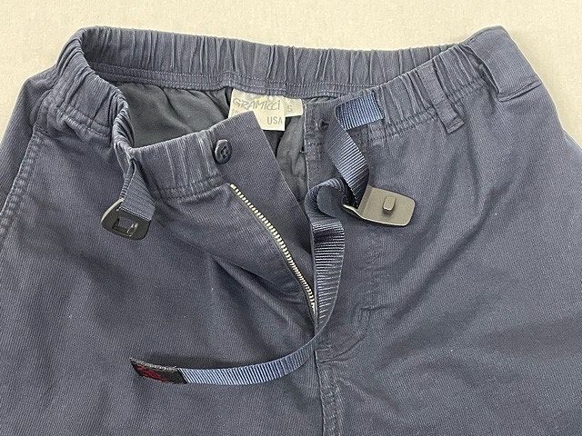 グラミチ GRAMICCI クライミングパンツ ストレッチ ジンコード JEAN CORD GMP-18F002 ネイビー サイズS [l-0558]_画像3