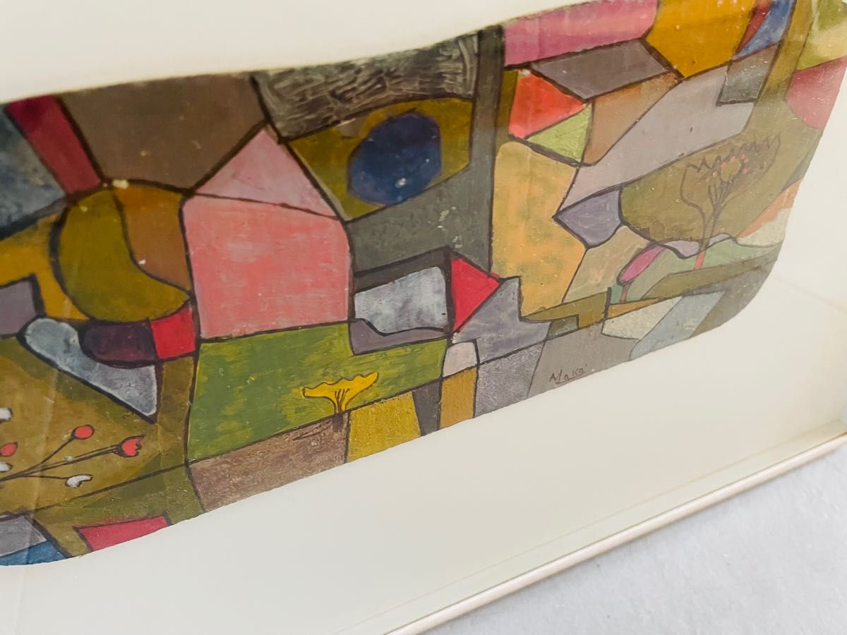 希少品 油絵 アート パネル 絵画 作者 抽象画 現代 作品 ポスター オブジェ