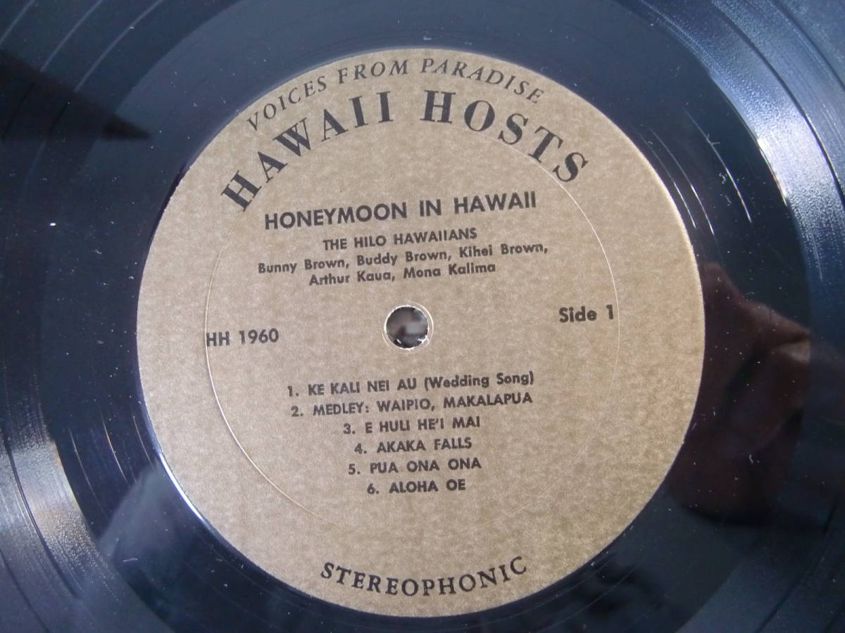 【 ハワイ HAWAII 】 The Hilo Hawaiians ヒロ・ハワイアンズ / Honeymoon In Hawaii + ハワイ Post Card 2枚おまけ_画像6