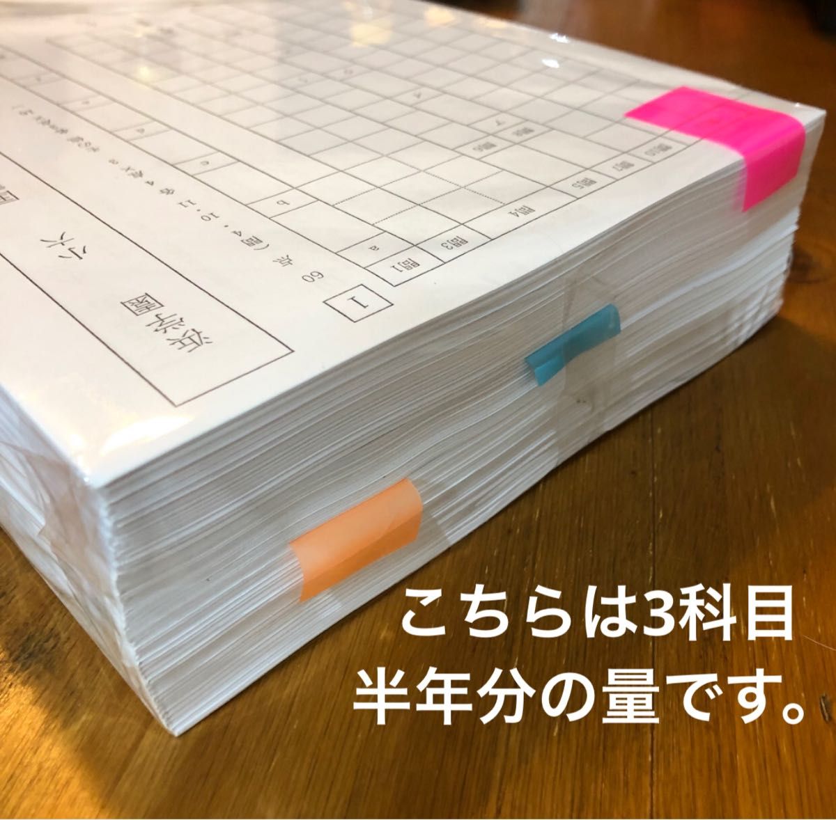 浜学園　小5 Sクラス　3科目 復習テスト　国語、算数、理科 実力〜No.22 解答用紙あります。