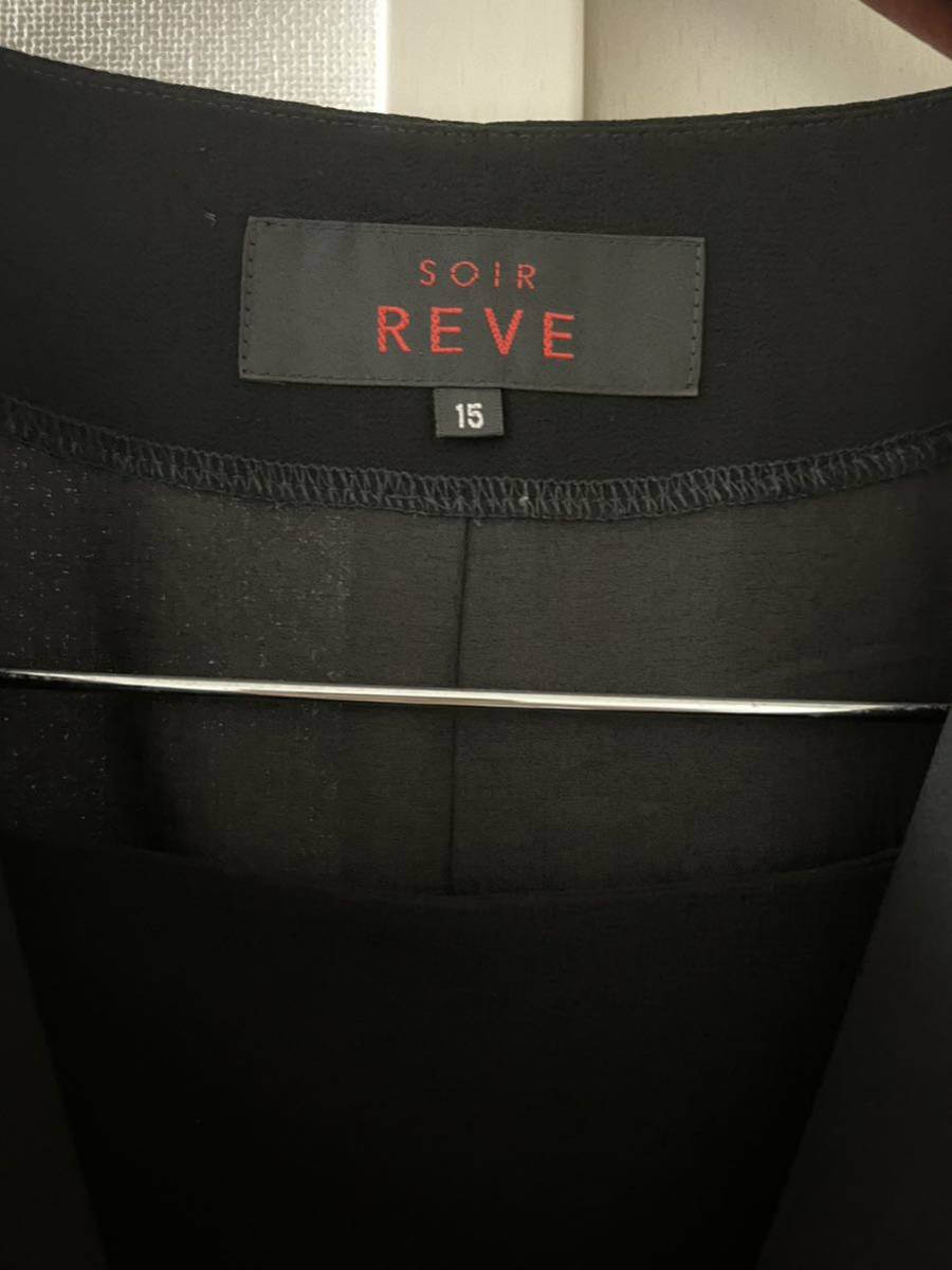 SOIR REVE 東京ソワール オールインワン　 フオーマルワンピース ブラックフォーマル 未使用品！_画像5