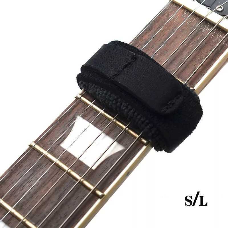 【Sサイズ3セット】6弦エレキ、クラッシックギター、4弦ベースフレットラップ 黒_画像1