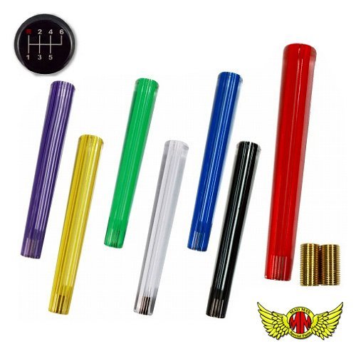 MADMAX for truck goods retro stripe shift knob 300mmie Rollei n Fuso the best one Fighter for / conversion adaptor attaching [ postage 800 jpy ]