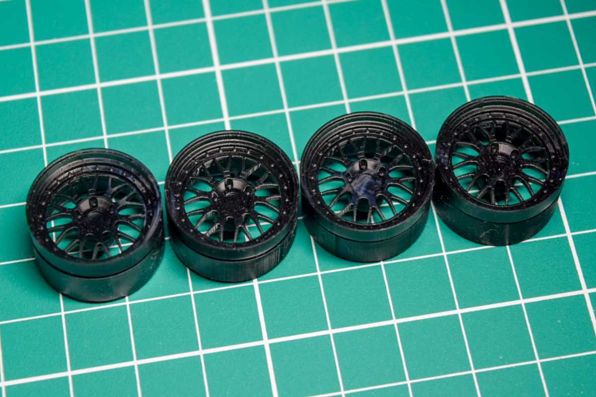 1/24 plastic model wheel GT2 Mag type 