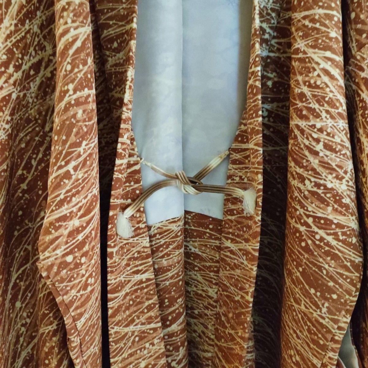 ヴィンテージ羽織 抽象的でシック♪アンティーク 和装コート