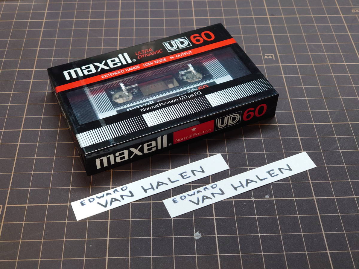 【未開封】maxell カセットテープ UD60 バック・トゥ・ザ・フューチャー使用モデル おまけシール付き 日立マクセル BTTFの画像1
