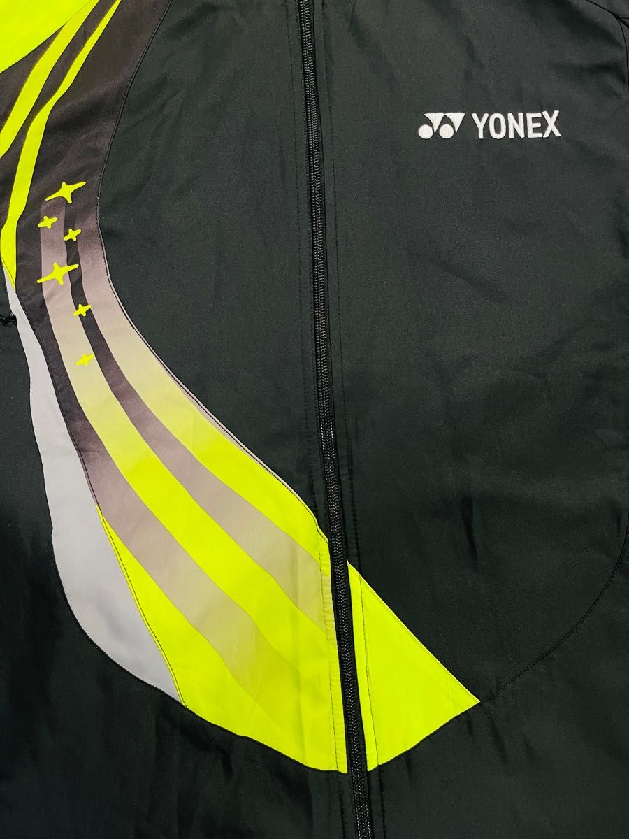 レア　ヨネックス YONEX ジャージ　ウインドブレーカー　バドミントン　テニス　蛍光色　ロゴ