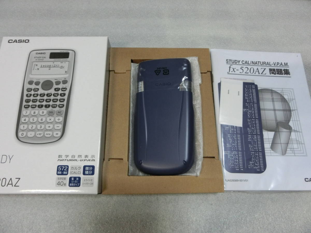 カシオ 関数電卓 仮数10桁 数学自然表示（fx-520AZ）新品