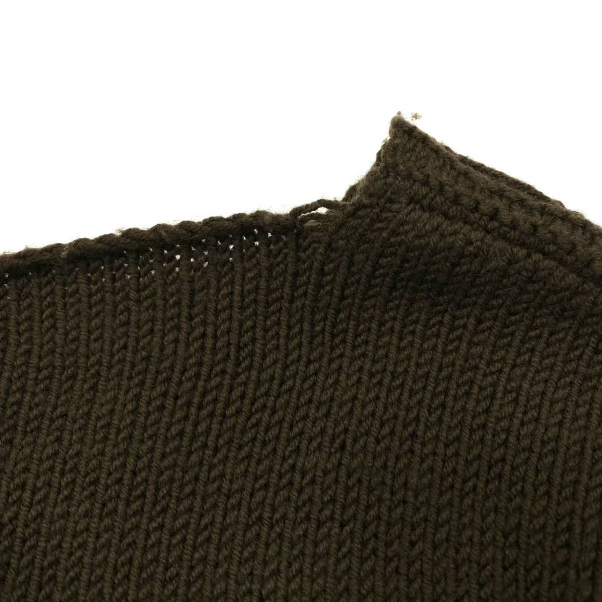 TAKEO KIKUCHI( Takeo Kikuchi ) knitted sweater men's 2 brown group / black 