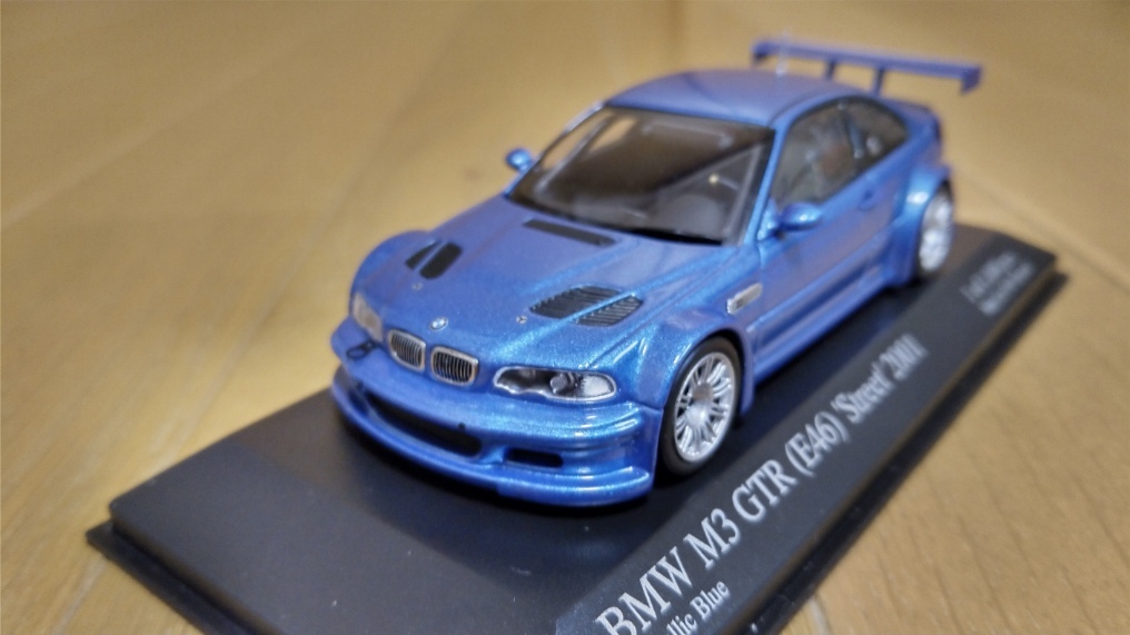 100％本物 即決 PMA ミニカーファン特注 BMW M3 GTR E46 Street 2001