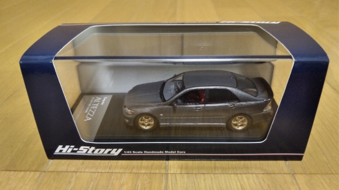 即決　ハイストーリー　TOYOTA　ALTEZZA　RS200　TRD　1998　トヨタ　アルテッツァ　ダークグレーマイカ　1/43　絶版　レア_画像5