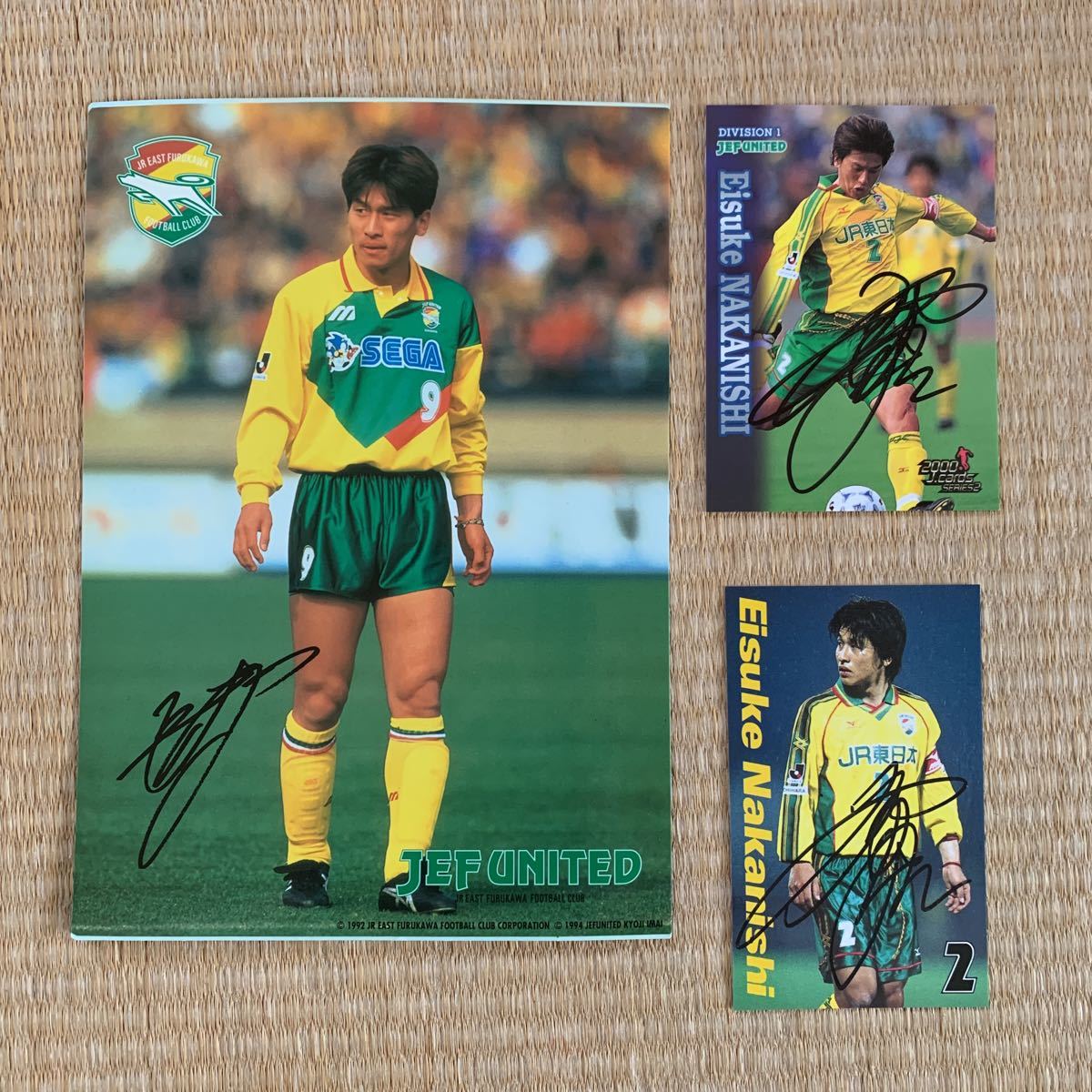  Jeff united city . Chiba middle west .. autograph autograph card sticker 