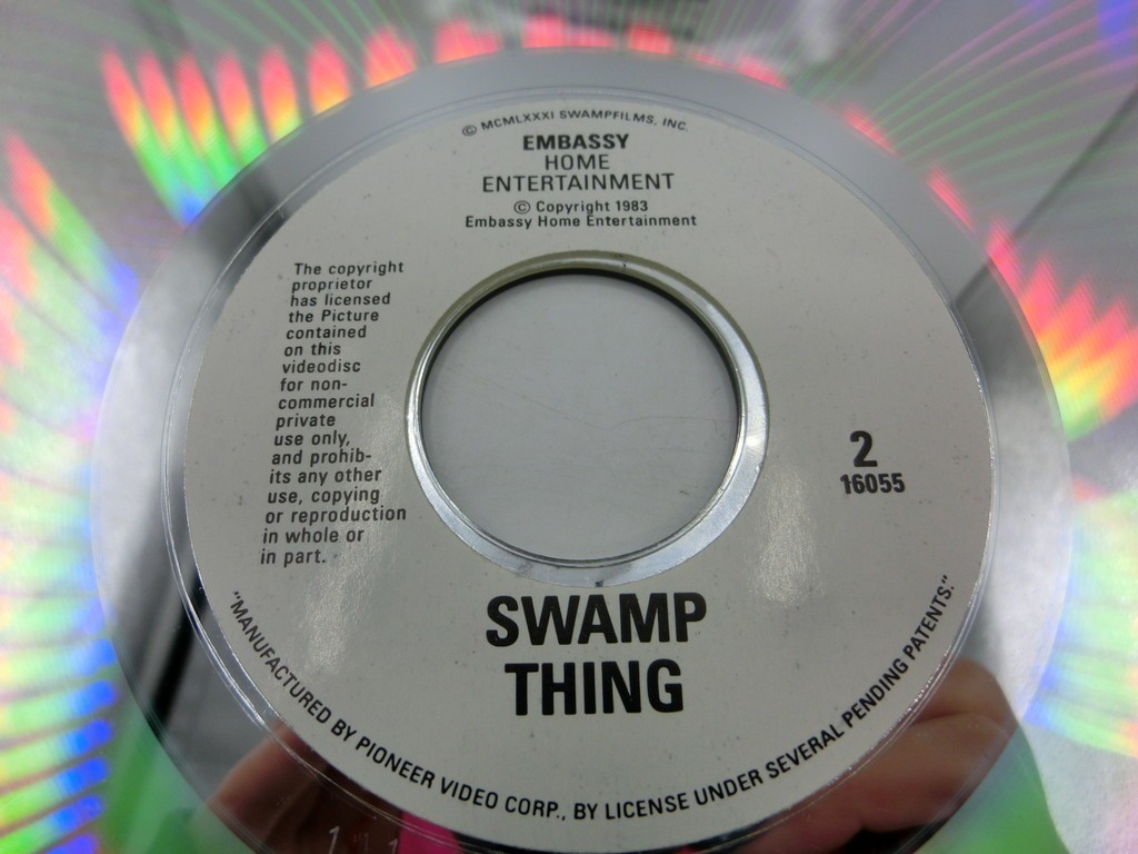 T【1み-27】【80サイズ】LD/SWAMP THING スワンプシング/Wes Craven ウェス・クレイヴン/輸入盤/※テープ跡有の画像3