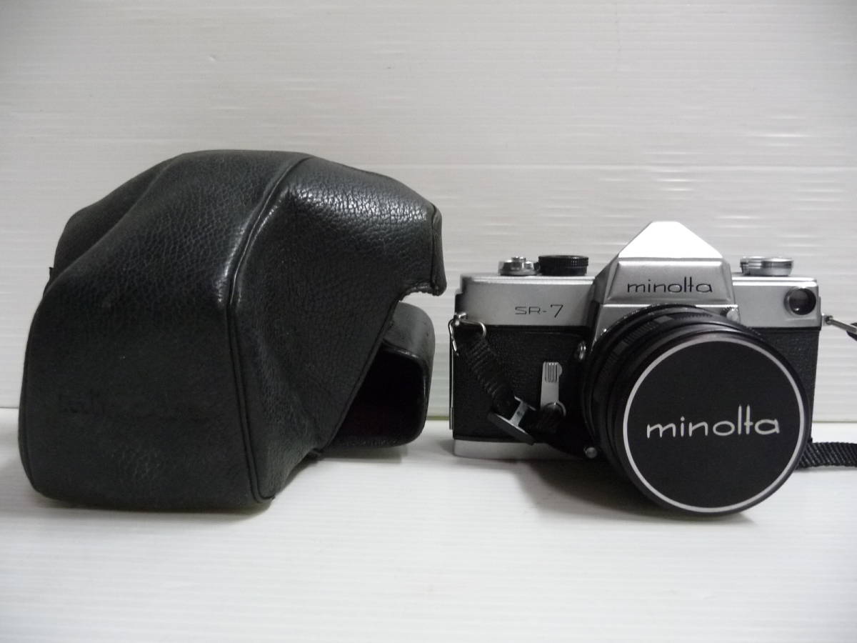 高評価！ SR-7 ミノルタ □MINOLTA フィルムカメラ ケース付き□ f