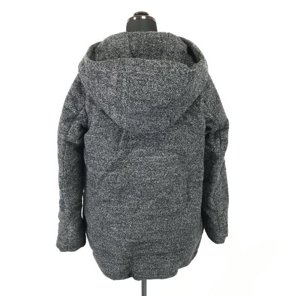 OZOC/ Ozoc *70%/ пуховик / жакет [36/woman size-S/gray]f-ti-/ твид /Coats/Jackets/Jumpers*BH151