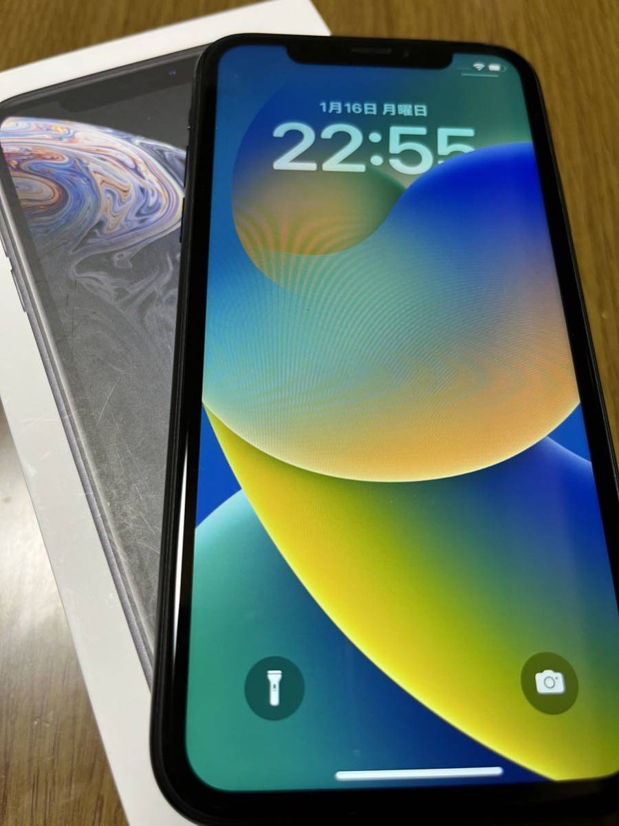 正規通販】【正規通販】A 新品電池 iPhone XR Black 128 GB SIMフリー