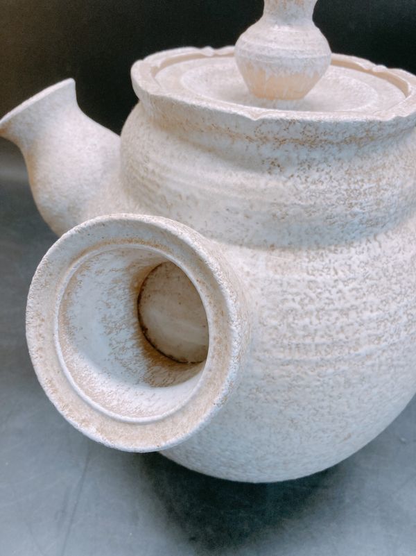 Z2-037-120-3.0 急須 煎茶道具 大振り急須 特大サイズ 茶器 陶器製 湯沸かし ボーフラ お茶 アンティーク コレクション 大きい_画像6