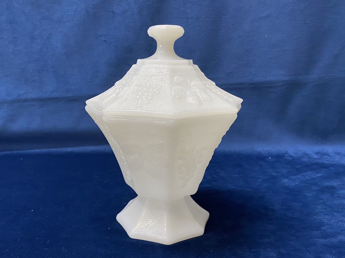 [ Fire King cover attaching vessel -Fire King- ] search - anchor ho  King milk glass antique glass 