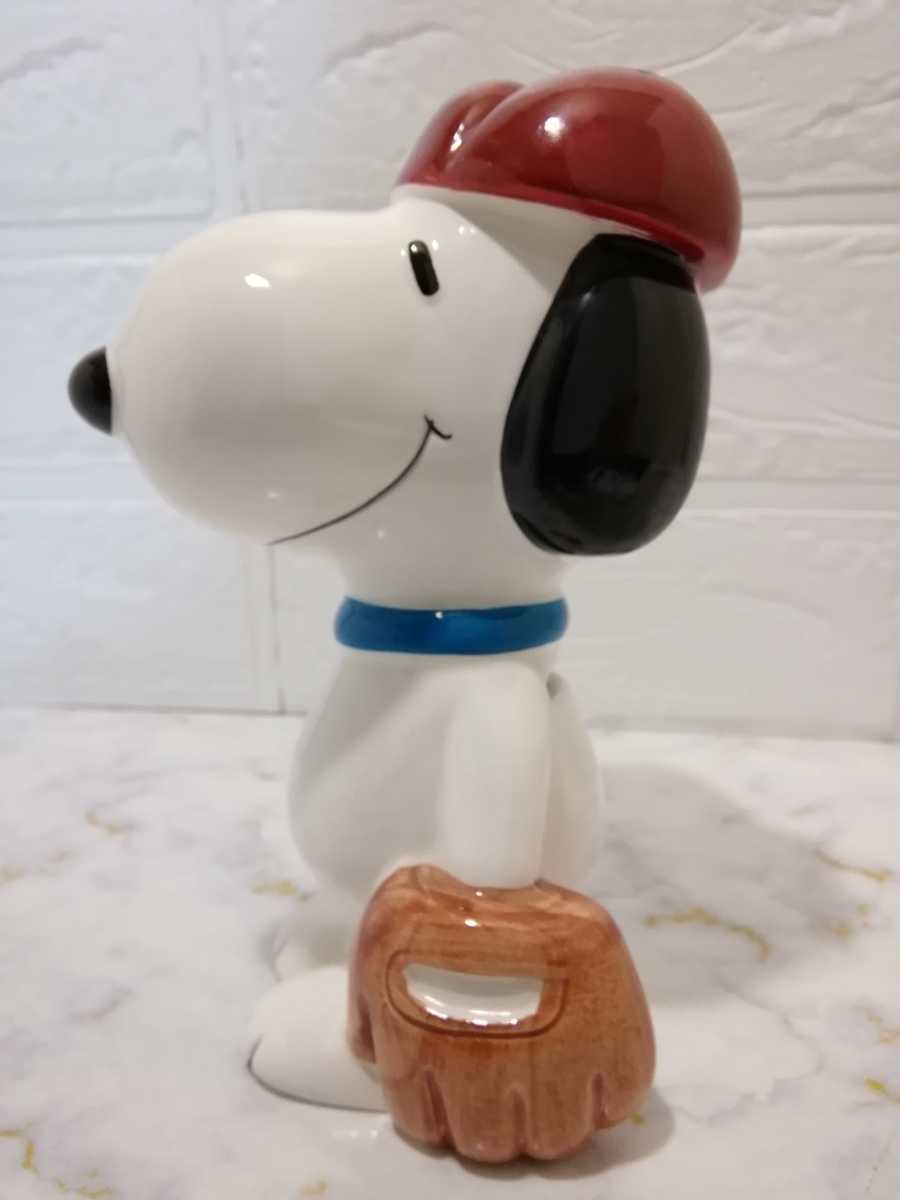 ヤフオク! - 昭和レトロ スヌーピー SNOOPY 貯金箱 陶器 アンテ...