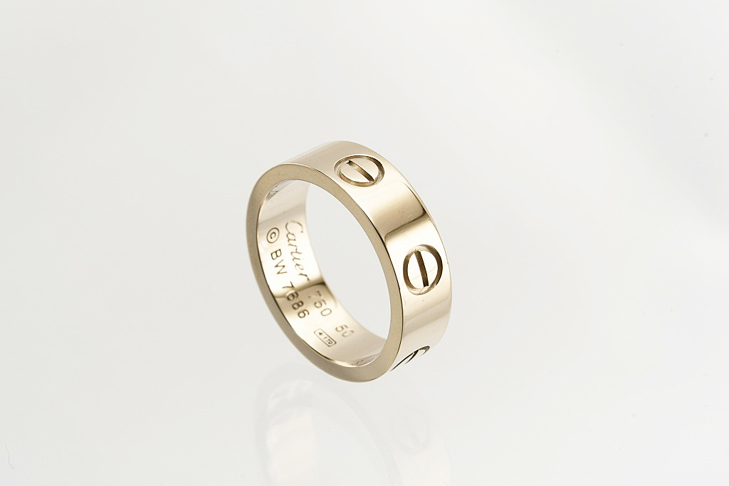 人気急上昇】 カルティエ CARTIER ラブリング WG #50 カルティエ仕上済
