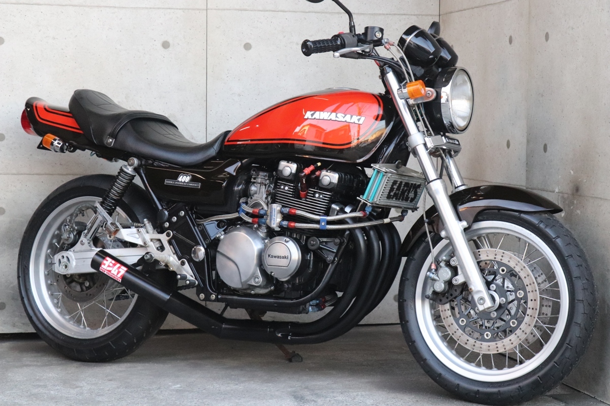 横浜~ Kawasaki ゼファー400 C6 旧車 Z2仕様 火の玉 ニューペイント