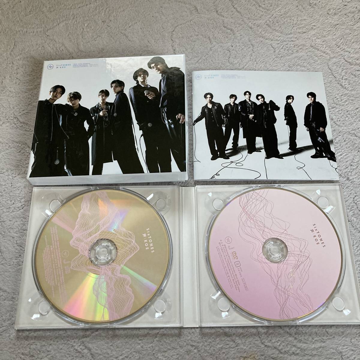 SixTONES アルバム 声 初回盤B CD+DVD シリアルコードなし ストーンズ 