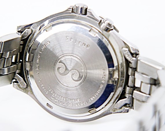 ◯佐川60サイズ M12v77 SEIKO KINETIC 5M42-0H19 腕時計  現在不動(セイコー)｜売買されたオークション情報、yahooの商品情報をアーカイブ公開 - オークファン（）