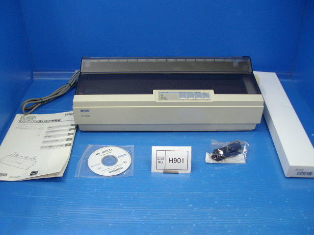 H901 エプソン ドットプリンター VP-1200U 印刷確認済み USBケーブル