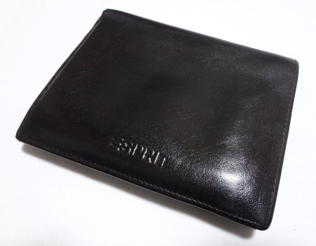 ■エスプリ ２つ折り財布 レザー 黒 ESPRIT■_画像1