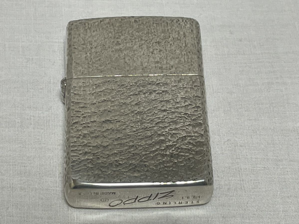 限定販売】 zippo ハンマートーン スターリングシルバー 未使用品
