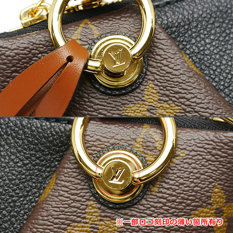 ルイヴィトン Louis Vuitton LV VトートBB M43976 モノグラム 2WAYハンドバッグ ストラップ・保存袋付_画像6