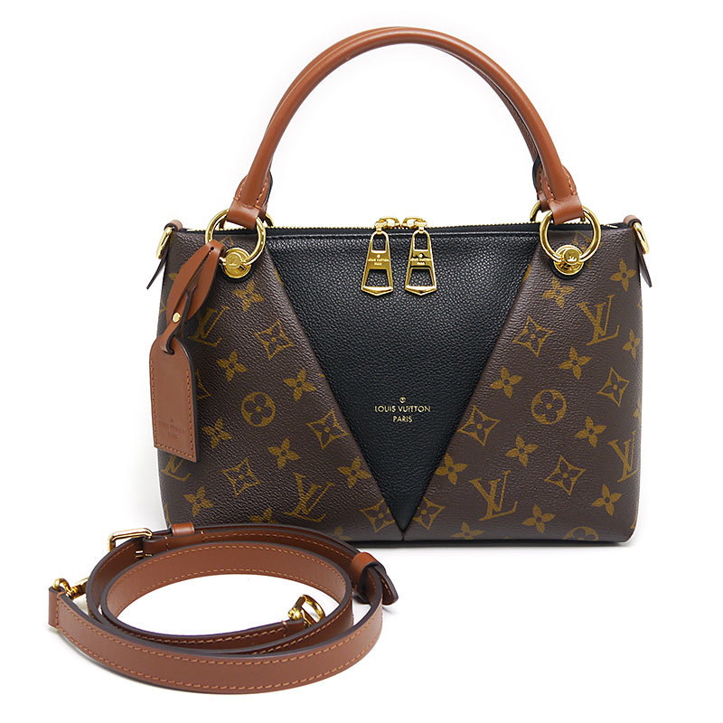 ルイヴィトン Louis Vuitton LV VトートBB M43976 モノグラム 2WAYハンドバッグ ストラップ・保存袋付_画像1