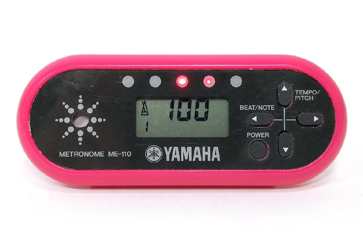 ファッション通販】 ME-110PK ヤマハ 電子メトロノーム ピンク YAMAHA