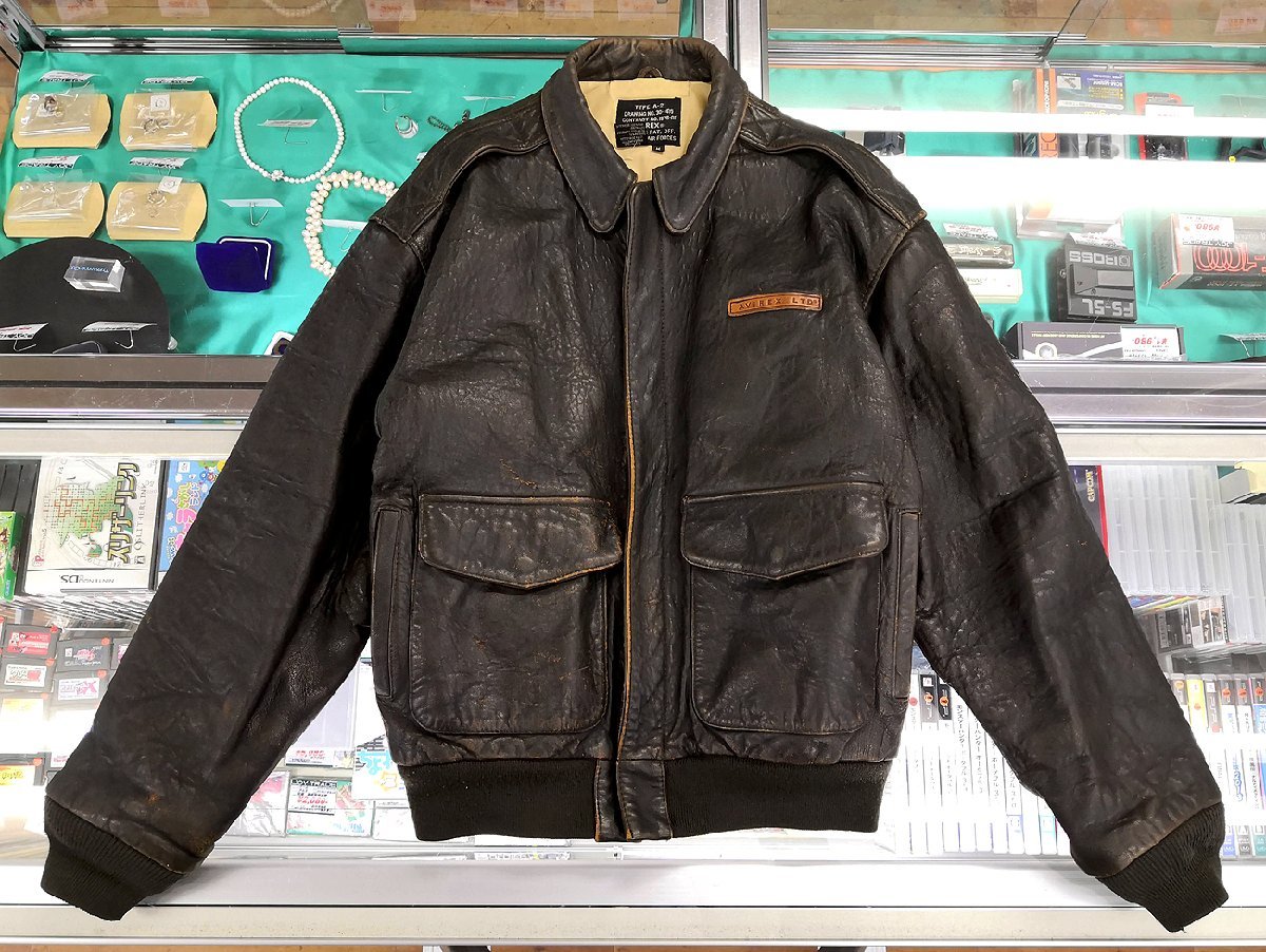 かわいい新作 AVIREX ccorca.org LTD USA製 type レザー A-2 レザー