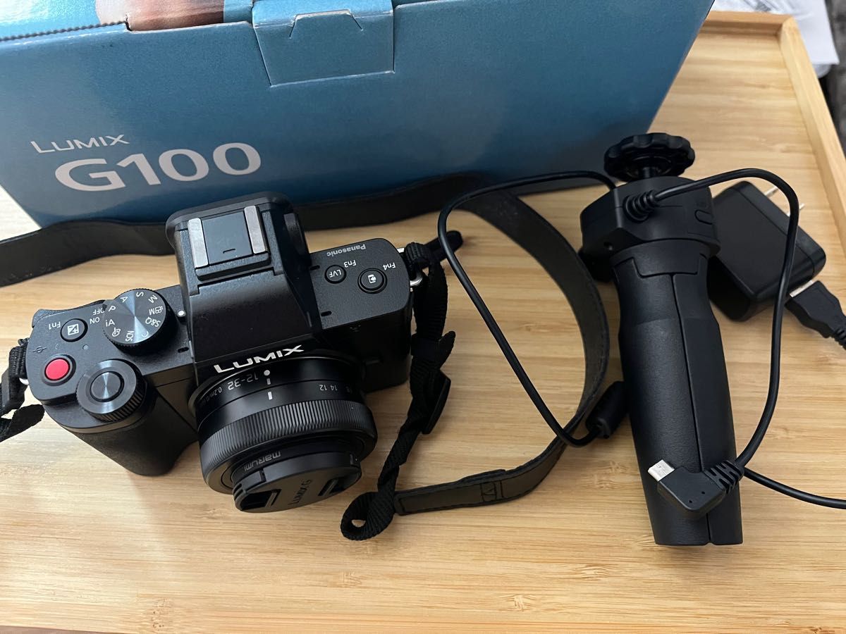 LUMIX G100 ミラーレス一眼カメラ ブラック DC-G100V-K カメラ