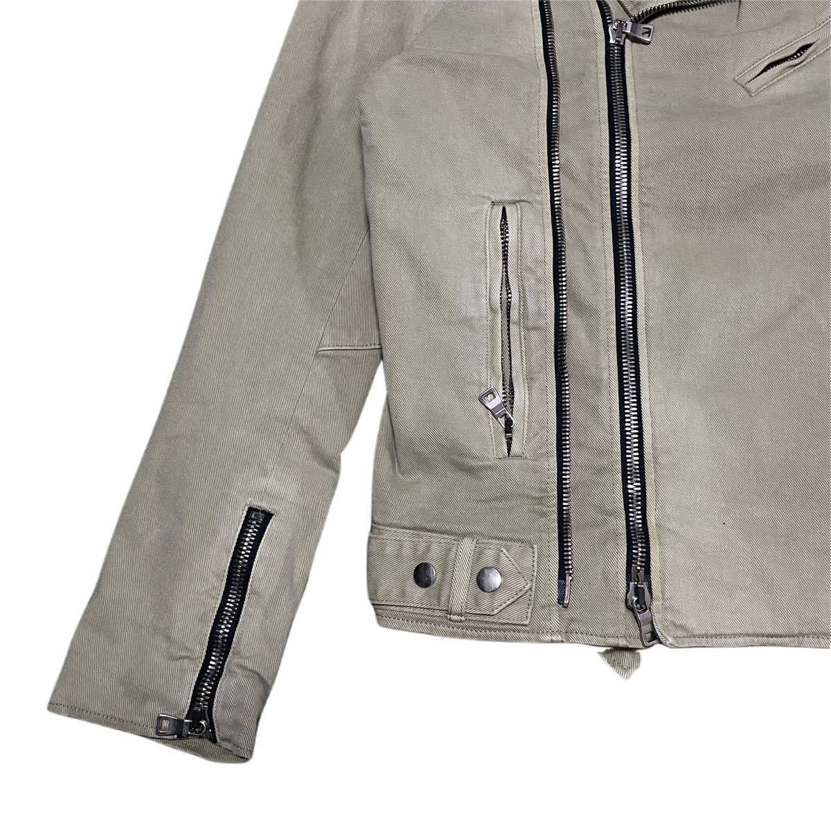 信頼】 BALMAIN コットンライダースジャケット アウター Lサイズ