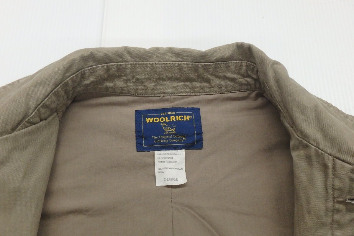 Wool rich ウールリッチ シャツジャケット ベージュ size:XL 囗T巛_画像2